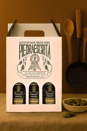 Estuche de 3 botellas de Aceite de Oliva Virgen Extra Cornicabra